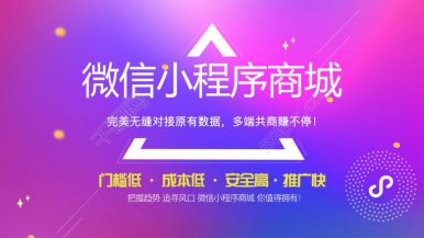 新睿小程序商城系统的功能介绍